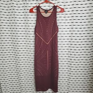 Mossimo Lined Sheer Midi Dress